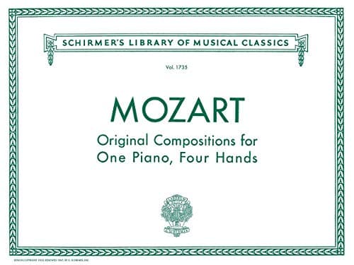 Image of Wolfgang Amadeus Mozart Original Compositions For One Piano, Four Han: Schirmer Library of Classics Volume 1735 National Federation of Music Clubs 2024-2028 Piano Duet