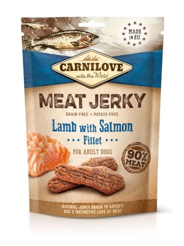 Image of Carnilove 100g Jerky Lamb With Salmon Fillet Dog Treats