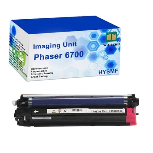 Image of HYSMF Phaser 6700N Compatible Drum Unit for Xerox 108R00974 108R00971 108R00972 108R00973 Image Drum to use with 6700N 6700T 6700DX 6700V Printers,Magenta-1 Pack