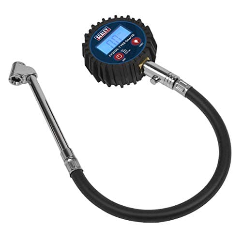 Image of Sealey TST003 Digital Tyre Pressure Gauge with Push-On Chuck