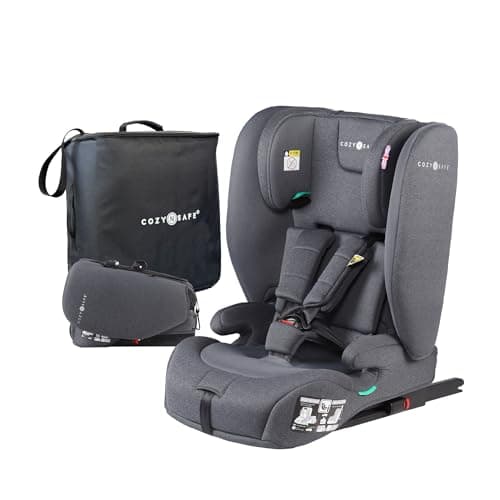 Image of Cozy N Safe Cygnus i-Size Child Car Seat, 13-Position, 15 Months - 12 Years, 76 to 150cm, ISOFix, Adjustable & Foldable Headrest, Lightweight, Compact (Graphite)