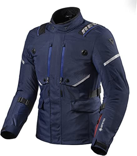 Image of REV'IT! Revit Vertical GTX Motorcycle Textile Jacket, dark blue, M