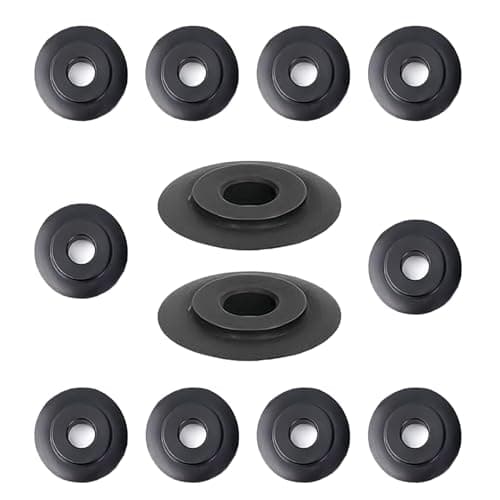 Image of DIPZO 12PCS Pipe Cutter Replacement Blades, Spare Cutting Wheels for Copper, Aluminum, Plastic Tubing, Tube and Pipe Cutters