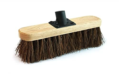 Image of Deck Scrubbing Brush Heavy Duty Replacement Brush Head 9 Inch | Perfect for Decking Patios Driveways Made in the UK (1)