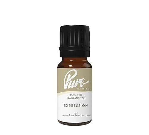 Image of Pure Scented 10ml Fragrance Oils - 1 x 10ml Suitable for Candles, Soaps, Slime, Diffusers, Cosmetics, Wax Melts, Designer (1 x 10ml, Expression)