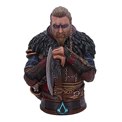 Image of Nemesis Now Officially Licensed Assassin's Creed Valhalla Eivor Bust, Multi Coloured, 32cm, Resin