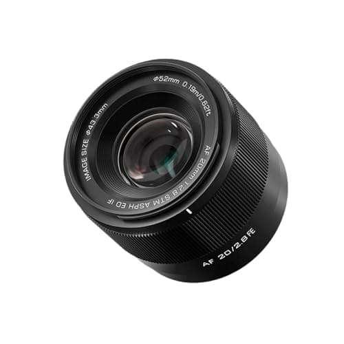 Image of Compatible for Sony E-mount Nikon Z-mount 20mm F2.8 full-frame ultra-wide-angle autofocus Vlog lens for A7C A6400,Alternative component(For Sony E-mount)