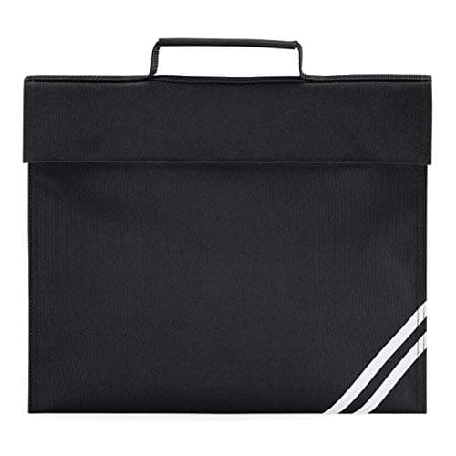 Image of QUADRA Classic Book Bag School Bag - 8 Colours (Black)