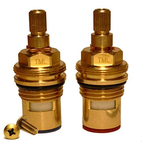 Image of 28 Spline ASCDV0003 Replacement Ceramic Cartridge Tap Valve Quarter Turn Gland Insert BSP 1/2"