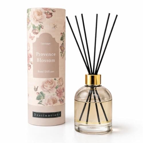 Image of Luxury Reed Diffuser 200ml – Fresh Floral Home Fragrance with Jasmine, Lavender & Soft Vanilla Notes | Long Lasting Reed Diffuser (Up to 8 Weeks) | Elegant Gift for Bedroom & Living Room