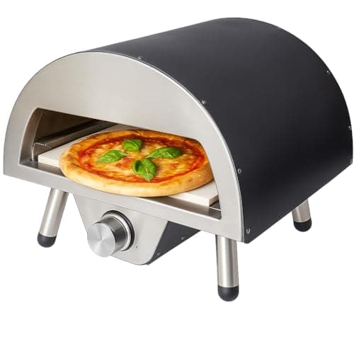 Image of Gas Fired Pizza Oven – Outdoor Pizza Oven – Portable Gas Pizza Oven For Authentic Stone Baked Pizzas – Great Addition For Any Outdoor Kitchen