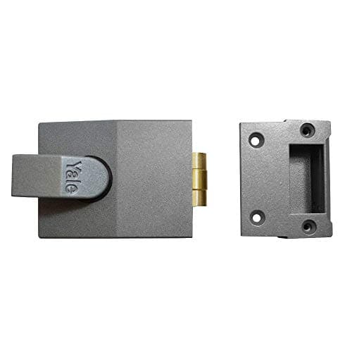 Image of Yale B-81-DMG Rollerbolt Nightlatch Case Only, 60 mm Backset, Dark Metallic Finish, Tradepack of 20