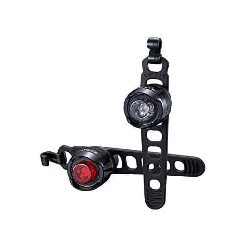 Image of CatEye Orb Bike Lights Set - Bright 50-Lumen Front Bicycle Light & 30-Lumen Rear Lamp | Multiple Flash Modes MTB | Compact & Water-Resistant Bicycle Lights for Safer Cycling | Cycle Accessories
