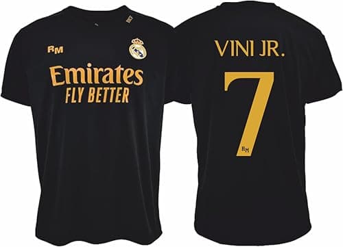 Image of Real Madrid Vini JR. 7 Home Shirt Season 2023-2024 - Official Licensed Replica - Adult, white, M
