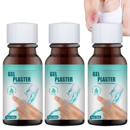 Image of 3Pcs Skin Liquid Waterproof Plasters,Liquid Woun/d Dressing,Waterproof and Breathable Quick-Dry Gel,Skin Glue,Liqui/d Plaster for Woun/ds,WOU/nd Glue,Ski/n Liqui/d Waterproof Plaste/r