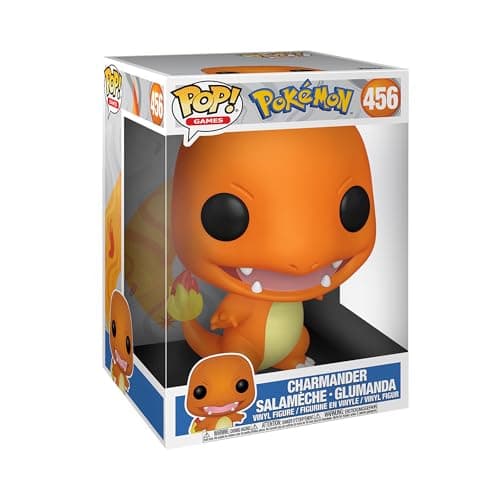 Image of Funko POP! Games: Pokemon - 10" Charmander - EMEA - Collectable Vinyl Figure - Gift Idea - Official Merchandise - Toys for Kids & Adults - Video Games Fans - Model Figure for Collectors and Display