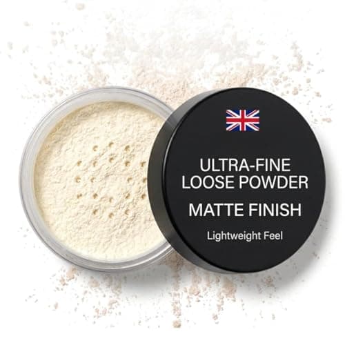 Image of Stargazer White Loose Setting Powder - Translucent Mattifying Finish - Lightweight Face Powder for Long-Lasting Makeup - Cruelty-Free