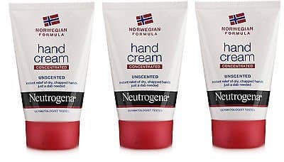 Image of 3 x NEUTROGENA NORWEGIAN FORMULA UNSCENTED HAND CREAM 50ml - TRAVEL SIZE