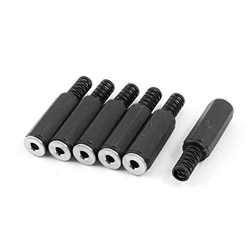 Image of sourcing map 6 Pcs DIY 3.5mm Stereo Audio Female Jack Adapter Socket Solder Cable Connector