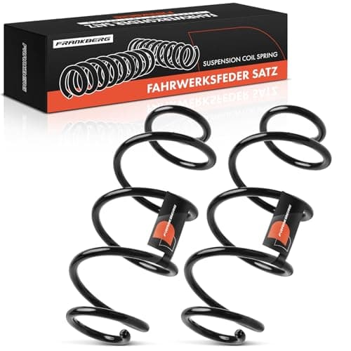 Image of Frankberg 2x Suspension Spring Rear Axle Compatible with C2 JM Hatchback 2005-2009 Replace# RH6757