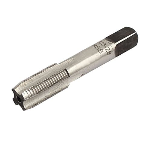 Image of sourcing map G1/8-28 BSP 55 Degree 4 Flutes High Speed Steel HSS Pipe Thread Tap 10x53mm