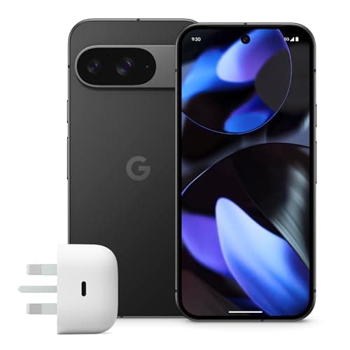 Image of Google Pixel 9 with 45W Charger - Unlocked Android Smartphone with Gemini, Advanced Camera, 24-Hour Battery, and 6.3" Actua Display - Obsidian, 128GB