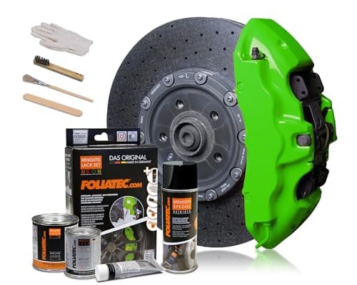 Image of FOLIATEC 2182 Brake Caliper Paint Set, Neon Green