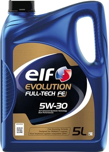 Image of ELF Evolution Full-Tech FE 5W30 Engine Oil ACEA C4 Low SAPS Fuel Economy Formula Synthetic High Performance Motor Oil Lubricant - 5L