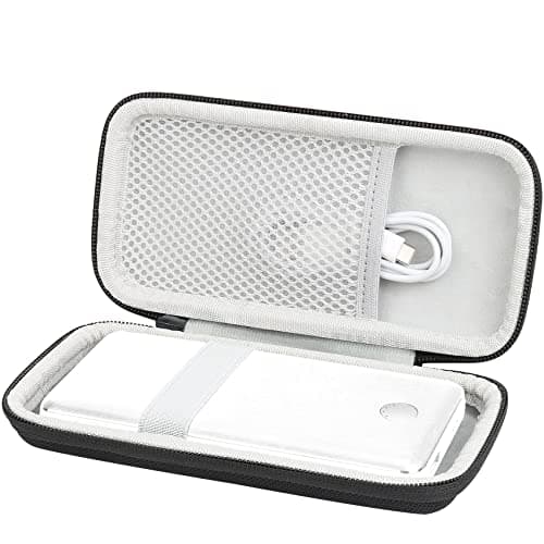Image of Khanka Hard Travel Case Replacement for Anker PowerCore Essential 20000 PD Portable Charger, 20000mAh 325 Power Bank External Battery (Inside White)
