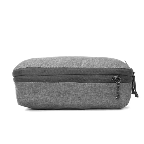 Image of Peak Design Packing Cube, Charcoal, Weatherproof Luggage Cube with Dual Compartment Organization, Expansion and Compression, Zipper Opening, Travel Organizer for Men and Women, Size M