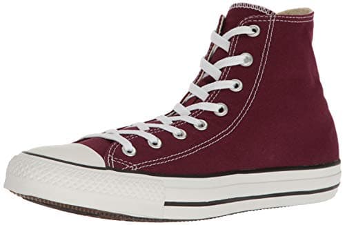 Image of Converse Men's CTAS Season Hi Trainers, Burgundy, 11 UK