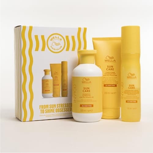 Image of Wella Professionals Invigo Sun Care Haircare Gift Set - Protect Hair After Sun, Sand & Sea Salt Exposure - Perfect for Holiday & Travel