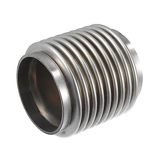 Image of X AUTOHAUX Car Exhaust Flexible Pipe, 2.99"x3.94" Universal Stainless Steel