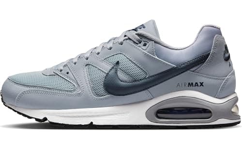 Image of Nike Boys Air Max Command Sneaker, Grey Stealth Dark Obsidian White Black, 6 UK