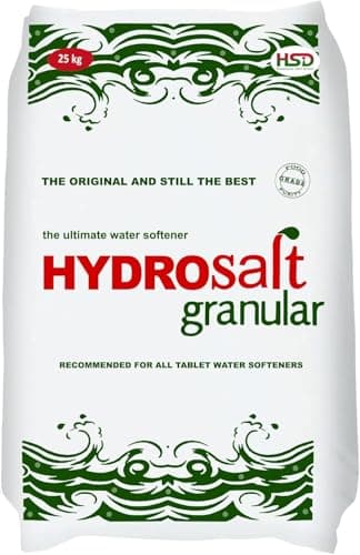 Image of 25kg Hydrosalt Granular Salt – Water Softener Salt Crystals, High Purity, Reduces Limescale, Compatible with All Granular Softener (Pack of 1)