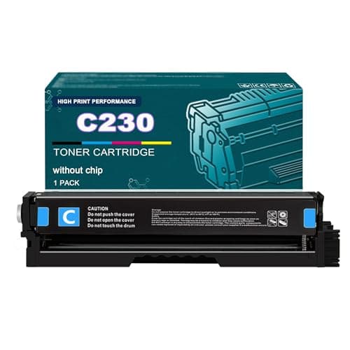 Image of C230 C235 Toner Replacement For Xerox 006R04383 006R04384 006R04385 006R04386 Ink Cartridge(No Chip) , Standard Capacity For Xerox C235 C230 Color Printer,Cyan-1Set