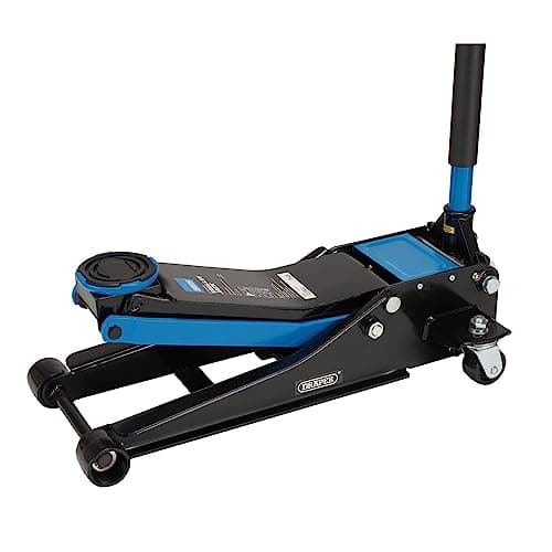 Image of Draper 28481 Trolley Jack, 3 Tonne, Blue, One Size