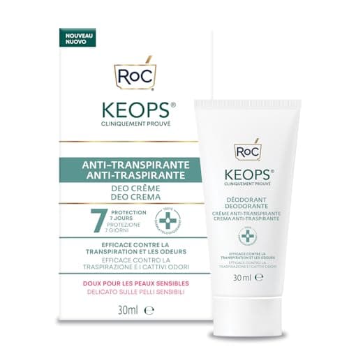 Image of RoC KEOPS Deodorant Cream | against Sweat & Body Odour, for Soft Skin | 30 ml
