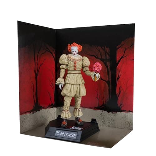 Image of McFarlane Toys - Pennywise (Welcome to Derry) (Flashback) 6-inch Standing Figure with Gold Tag