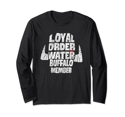 Image of The Flintstones Loyal Order Water Buffalo Member Long Sleeve T-Shirt