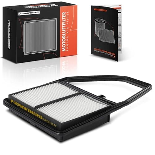 Image of Frankberg 1x Engine Air Filter Petrol Compatible with Civic VII Coupe EM2 Civic VII Hatchback EP EU EV FR-V BE Stream RN Replace# 17220-PLD-000