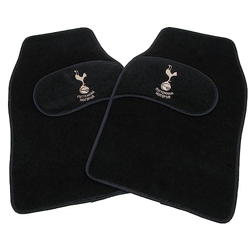 Image of Tottenham Hotspur FC Car Mat – Pack of 2 (One Size) (Navy, White)