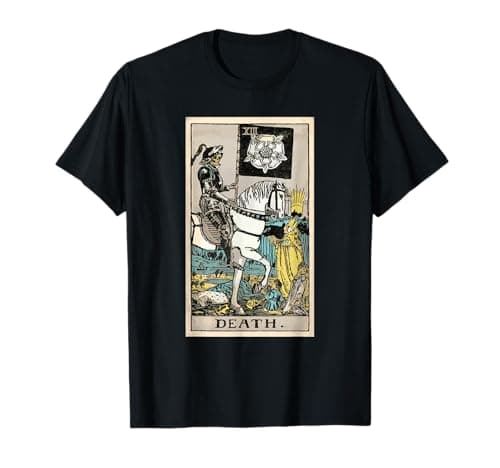 Image of Death Tarot Card XIII T-Shirt (Vintage Design) T-Shirt