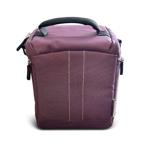 Image of Navitech Purple Camcorder Camera Bag Compatible with Panasonic HC-V260EB-K Full HD Handheld Camcorder