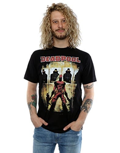 Image of Marvel Men's Deadpool Target Practice T-Shirt XXX-Large Black