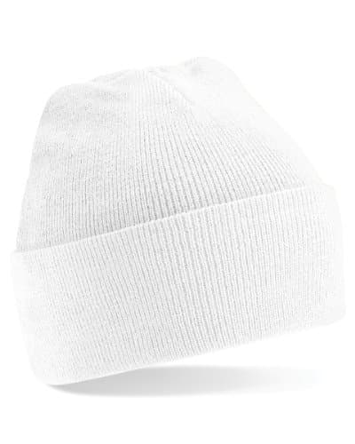 Image of Beechfield Original Cuffed Beanie[B45] White