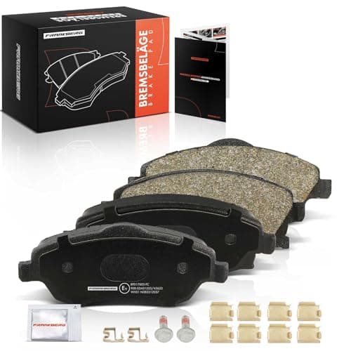 Image of Frankberg Brake Pad Set incl. 4x Pads Front Compatible with Corsa C X01 Meriva X03 Corsa C Box/Hatchback X01 Combo Tour Replace# 9200108,93172261
