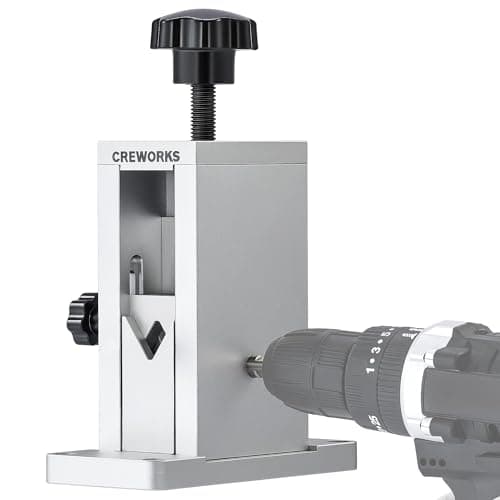 Image of CREWORKS Manual Wire Stripping Machine, Drill Powered Wire Stripper Machine with Adjustable Feed Hole, Portable Cable Stripper Tool with Hand Crank for 1.5-23 mm Scrap Copper Metal Cable Recycling