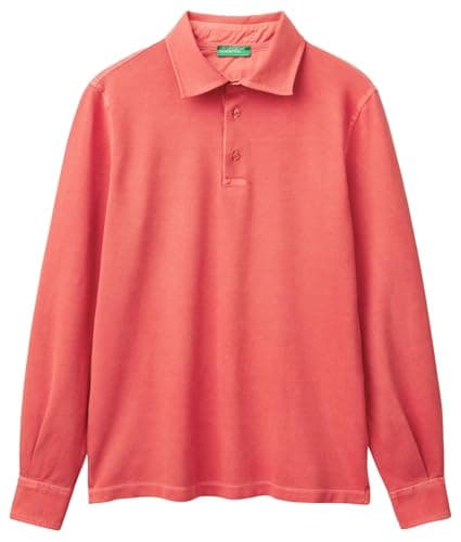 Image of United Colors of Benetton Men's Polo Shirt, red, L
