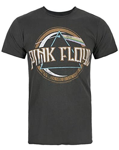 Image of Amplified Pink Floyd On The Run Charcoal Men's Band T-Shirt